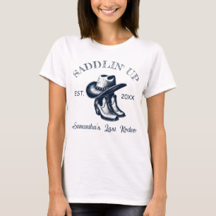 T-shirt Dernière chinoiserie bleue de rodéo pour enterreme
