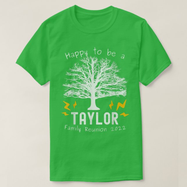 T-shirt dernière de la fête d'été 2022 Taylor Family Reuni (Design devant)