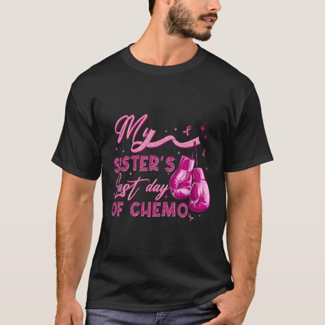 T-shirt Dernière journée de Chemo Cancer du Sein Surviv (Devant)