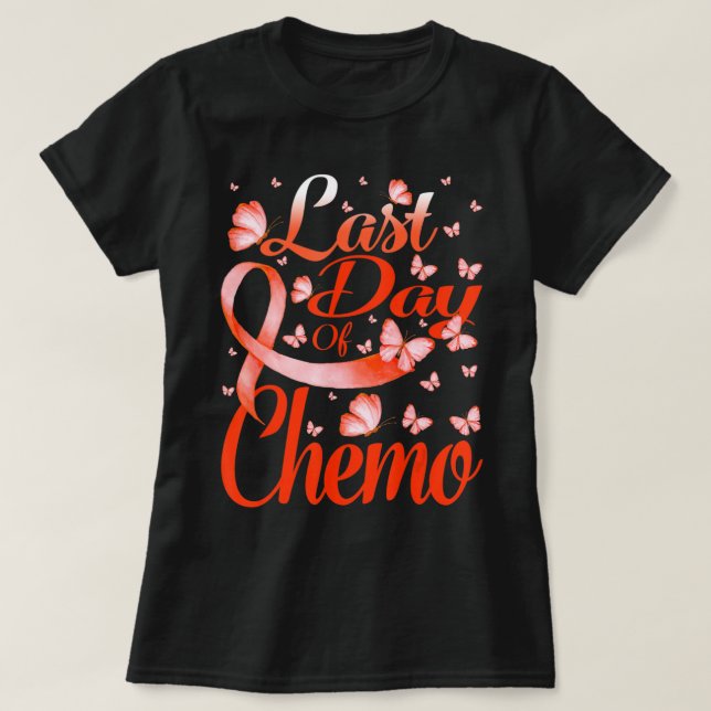 T-shirt Dernière journée de Chemo Leukemia (Design devant)