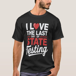 T-shirt Dernière journée de citation drôle de professeur d