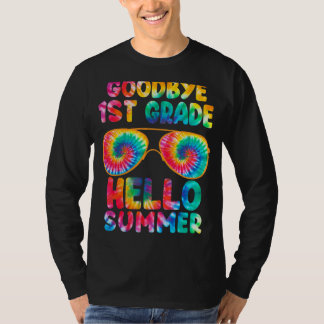 T-shirt Dernière journée de l'école Adieu 1ère année Bonjo