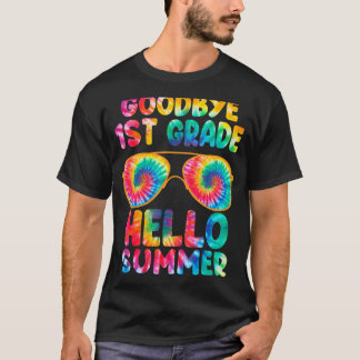 T-shirt Dernière journée de l'école Adieu 1ère année Bonjo