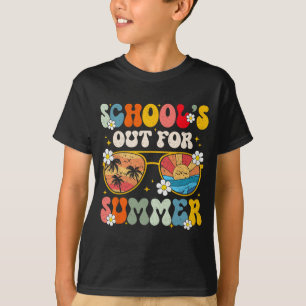 T-shirt Dernière journée d'école dehors pour les garçons d