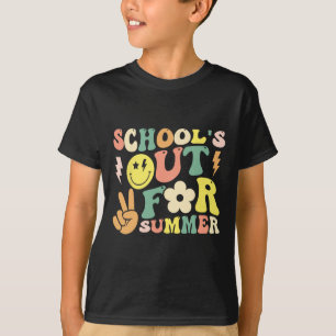 T-shirt Dernière Journée D'École Super Sortie Pour L'Été T