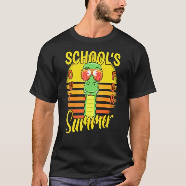 T-shirt Dernière Journée D'Écoles Pour Les Vacances D'Été  (Devant)