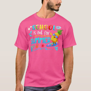 T-shirt Dernière Journée D'Écoles Scolaires Sorties Pour V