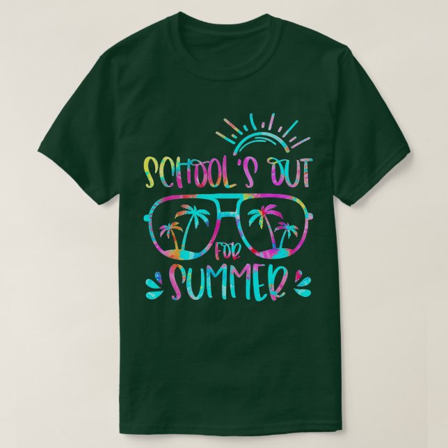 T-shirt Dernière Journée D'Écoles Sorties Pour Enseignant  (Design devant)