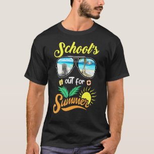 T-shirt Dernière Journée D'Écoles Sorties Pour Enseignant