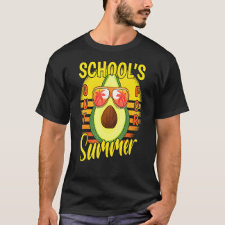 T-shirt Dernière Journée D'Écoles Sorties Pour Les Vacance