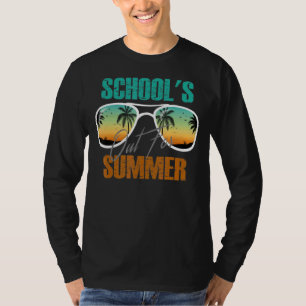 T-shirt Dernière Journée Rétro Des Écoles Scolaires Sortie