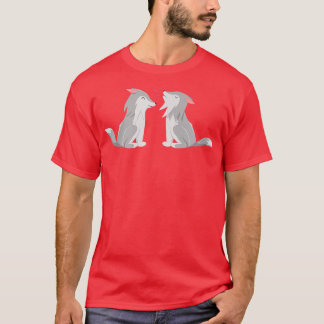 T-shirt Dernière Minute Hanoukka Correspondant Couple Wolf