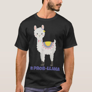 T-shirt Dernière Minute Hanoukka No Prob Lovers Llama Alpa