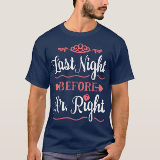 T-shirt Dernière nuit avant M.