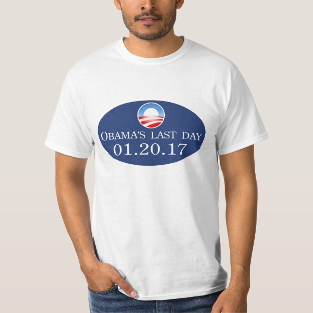 T-shirt Dernière pièce en t du jour d'Obama (Devant)