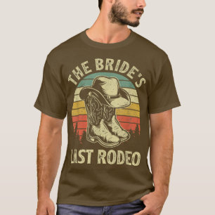 T-shirt Dernière rodeo de la mariée tenue de bachelorette