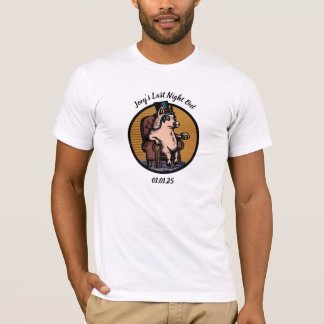 T-shirt Dernière sortie - Enterrement de vie de garçon