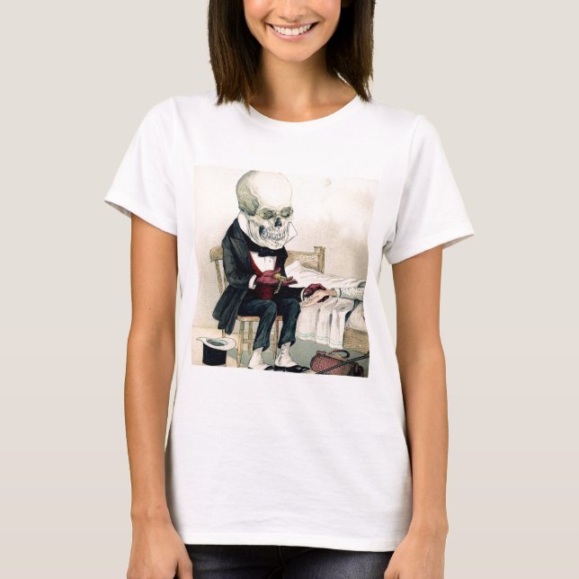 T-shirt Derniers rites squelettiques (Devant)