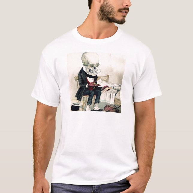 T-shirt Derniers rites squelettiques (Devant)
