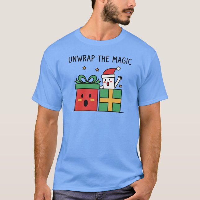T-shirt Déroulez la Magie de Noël (Devant)
