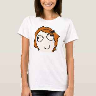T-shirt Derpina avec la chemise de Schlick Meme (rouge)