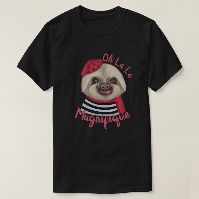 T-shirt Derpy Sloth (Design devant)
