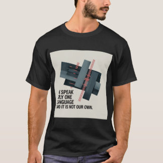 T-shirt Derrida "Monolingualisme" #1 Tee Shirt