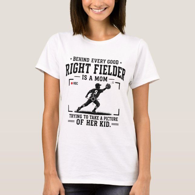 T-shirt Derrière chaque bon voltigeur de droite se cache u (Devant)