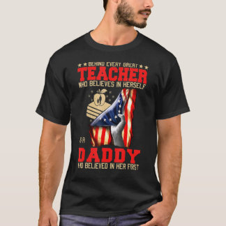 T-shirt Derrière chaque grand enseignant se trouve un drap
