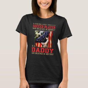 T-shirt Derrière chaque grand joueur de FOOTBALL qui croit