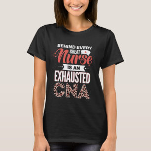 T-shirt Derrière chaque grande infirmière se cache un CNA