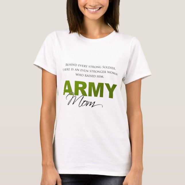 T-shirt Derrière chaque soldat fort 2 (Devant)