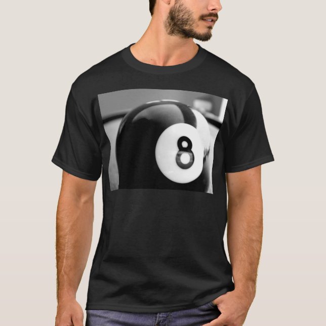 T-shirt Derrière le 8-Ball, boule huit (Devant)