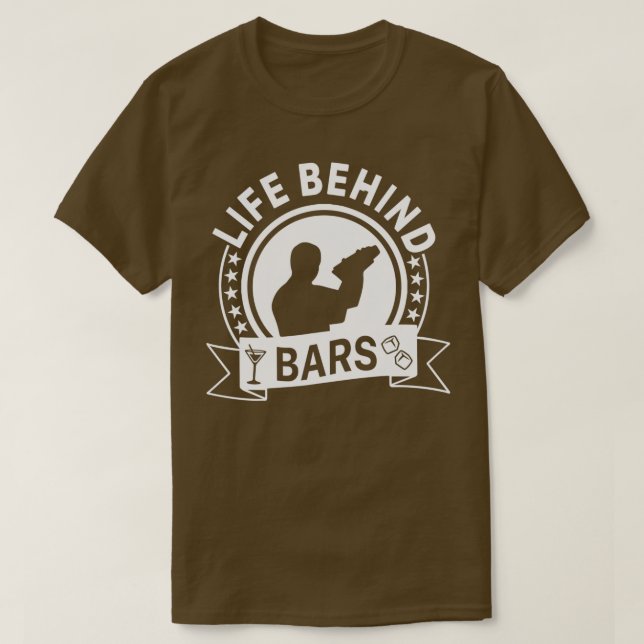 T-SHIRT DERRIÈRE LES BARRES 7 (Design devant)