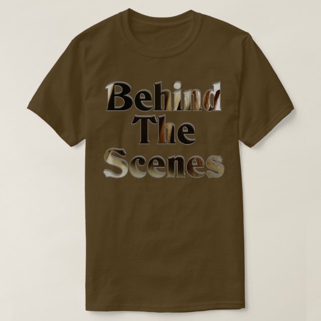 T-shirt Derrière Les Scènes (Design devant)