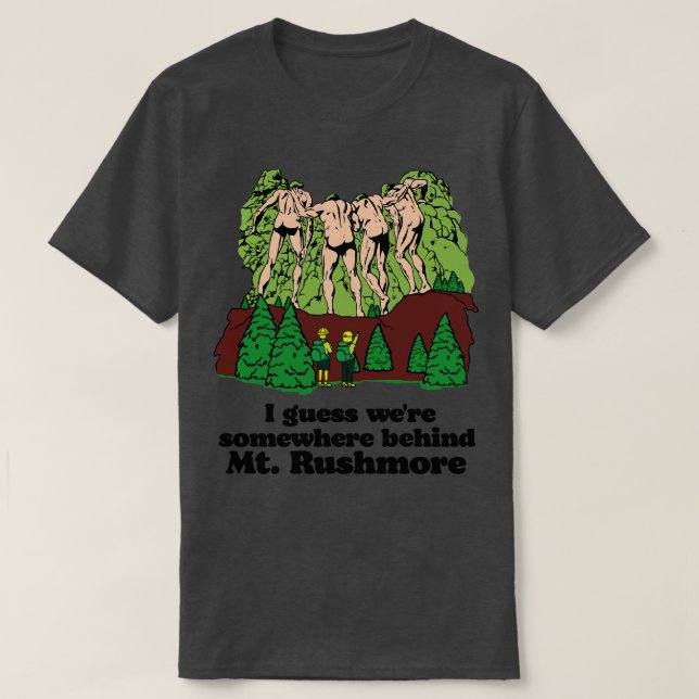 T-shirt Derrière Mt Rushmore (Design devant)