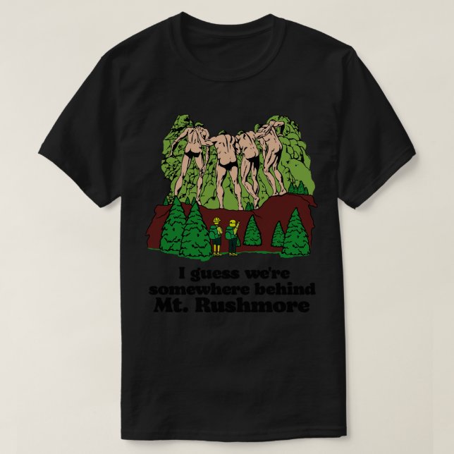 T-shirt Derrière Mt Rushmore (Design devant)