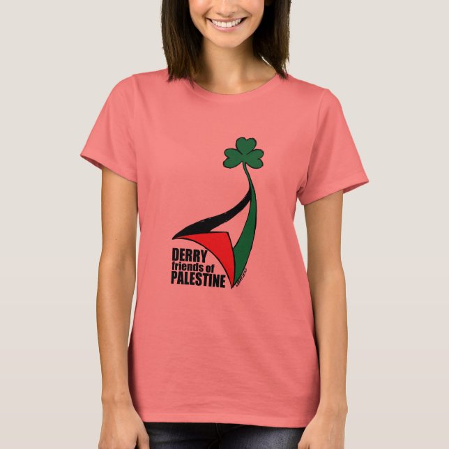 T-shirt Derry Friends of Palestine (Devant)