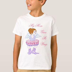 T-shirt des ailes de la maman