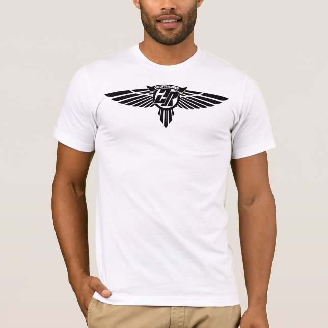 T-shirt Des ailes de ZR - nettoyez (Devant)