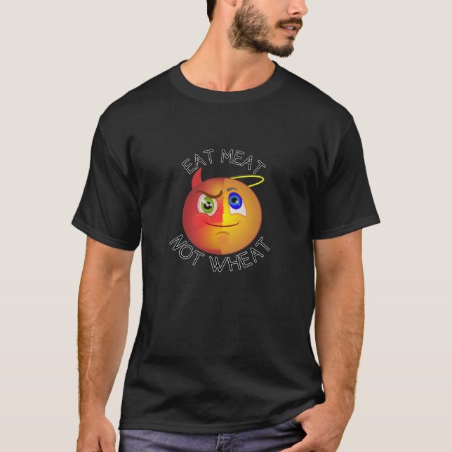 T-shirt Des amants mangez de viande pas de blé de (Devant)