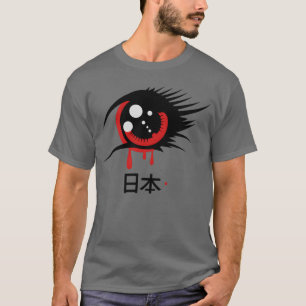 T-shirt Des amis aux yeux d'anime japonais