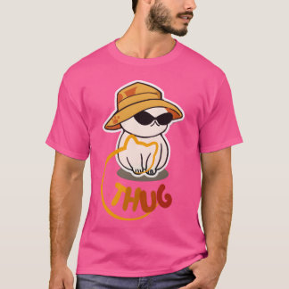 T-shirt des amis de chat de voyous