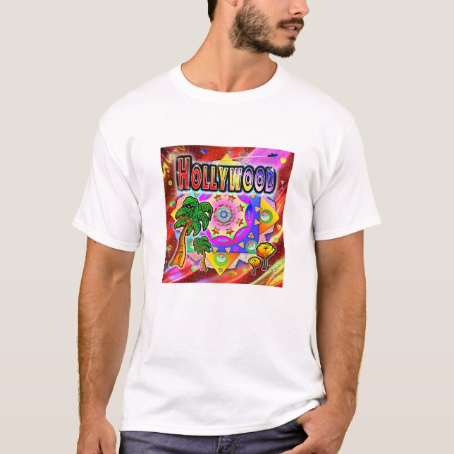T-shirt des amis tropicaux d'Hollywood (Devant)