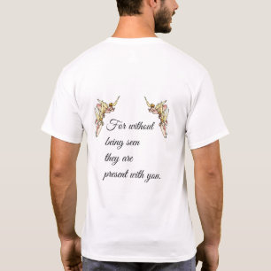 T-shirt Des Angels Aquarelle doux émergent des nuages 