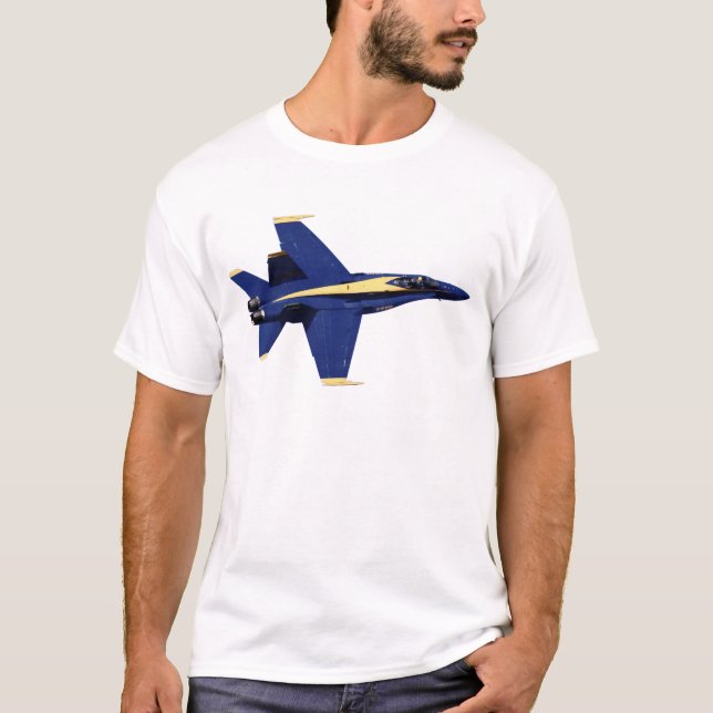 T-shirt des anges bleus F-15 des USA NAVY/Marines (Devant)