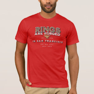 T-shirt Des anneaux sont forgés à San Francisco