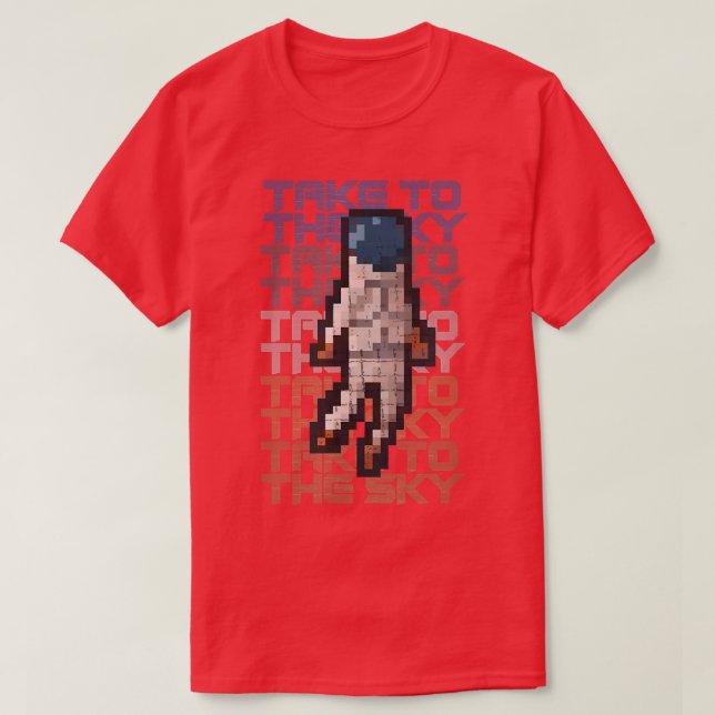T-shirt des astronautes haut et haut (Design devant)