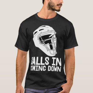 T-shirt Des balles dans l'apparell de baseball de descente