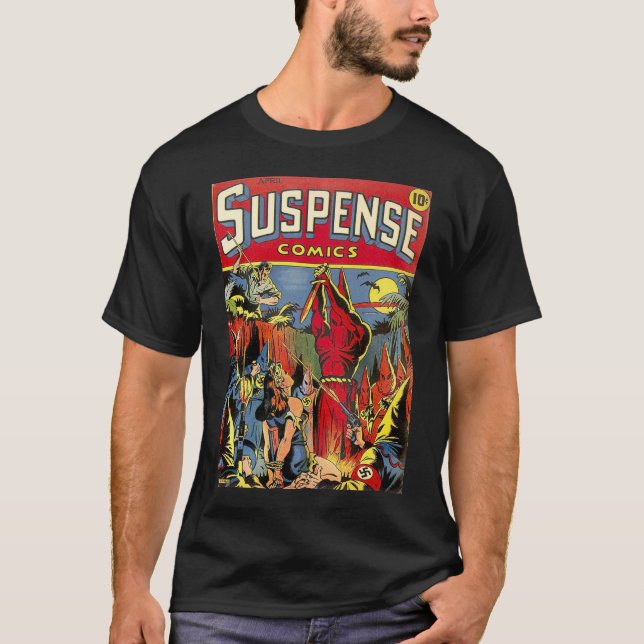T-shirt des bandes dessinées #3 de suspens (Devant)